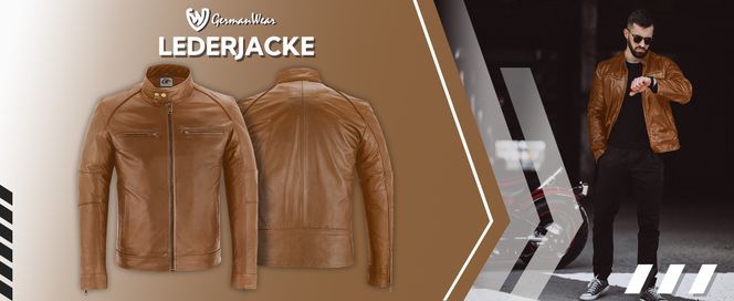 Lederjacke Jacke aus Lamm Nappa Leder für Herren