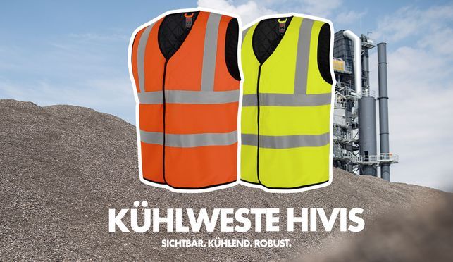 Sicherheit trifft Erfrischung – HiVis Kühlweste EN ISO 20471