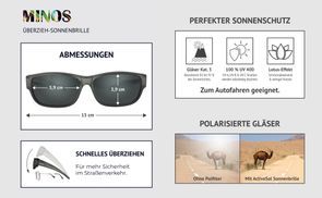 Die praktische Überziehsonnenbrille