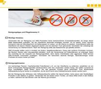 Reinigungstipps und Pflegehinweise