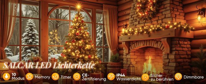 Salcar Stimmungsvolle LED Lichterkette