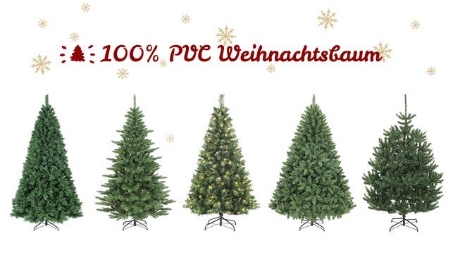 100% PVC Weihnachtsbaum 