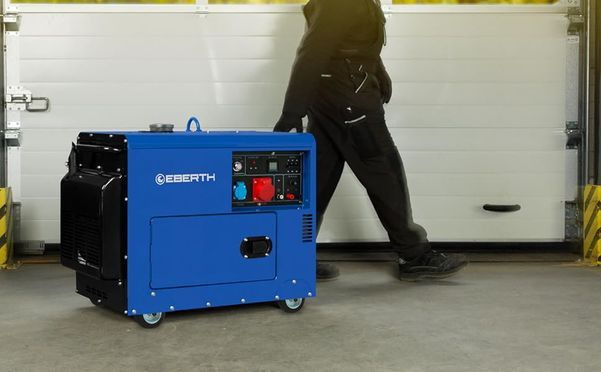 Always mobile, always powered, with the EBERTH 5000 Watt diesel generator you can generate your own power.