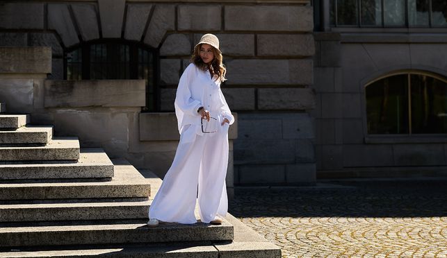 Weite Musselin Hose von SASSYCLASSY