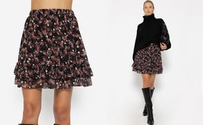 Der Volants Rock immer im Trend