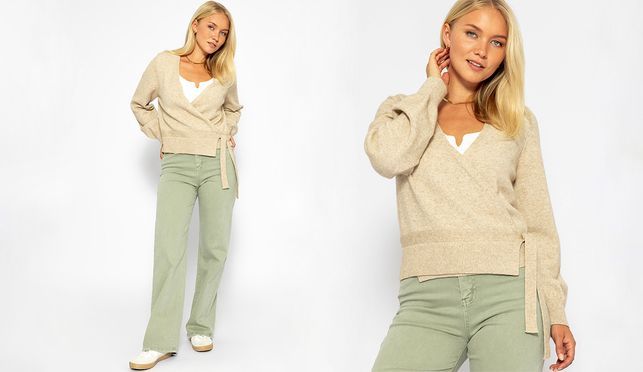 Stilvoller Wickelcardigan von SASSYCLASSY