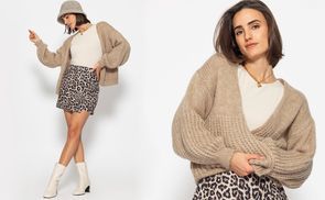 Moderne Cardigans mit Struktur