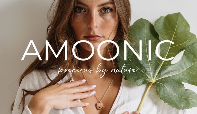 Amoonìc Medaillon zum Öffnen für Bilder Rosegold Herz | personalisierte Kette Damen | Foto Amulett Anhänger zum Aufklappen | Halskette Herzkette mit Gravur