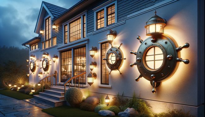 Maritime Außenwandleuchte SKIATHOS