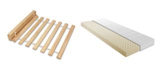 Lattenrost und Matratze optional mit dem Set wählbar