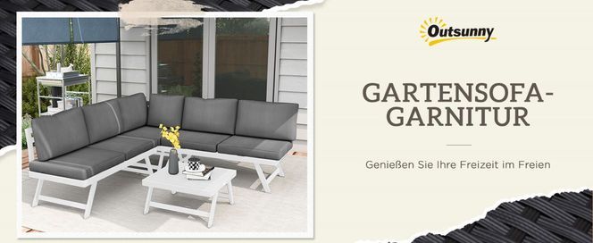 Gartensofa Garnitur