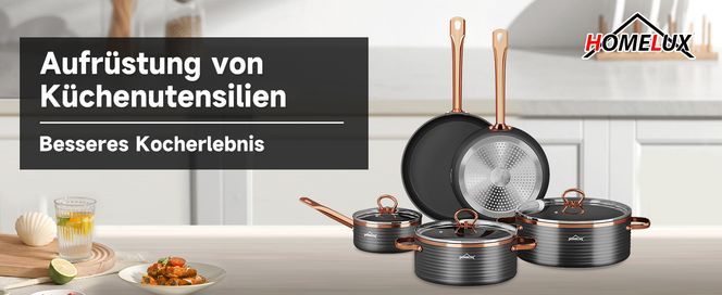 Gourmundo Kochtopf 20 Cm, Topf Antihaftbeschichtet, Induktion Geeignet | 20 Cm | 17018