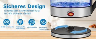 EINFACHE BENUTZUNG & SICHERHEIT