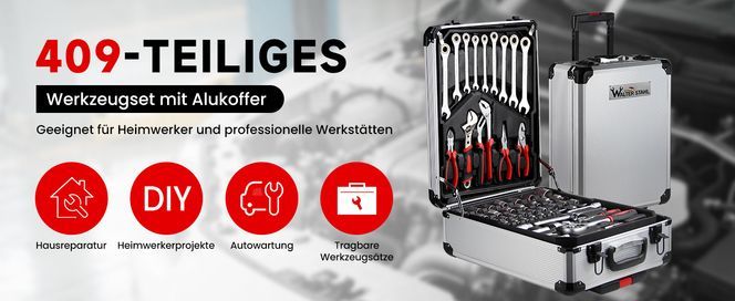 409 teiliges Multi Tool Box Set