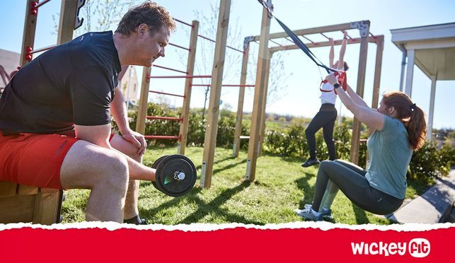 Outdoor-Fitnessgerät inkl. Klimmzugstange Wickey FIT Base 520