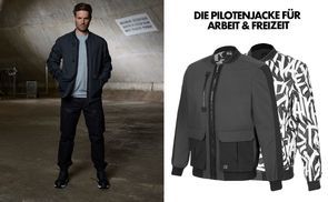 Arbeits Pilotenjacke: Urbaner Stil & robuste Funktionalität