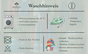 Allgemeine Waschhinweise Trachtenmode (