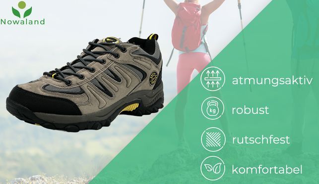 Robuste & Bequeme Herren Trekkingschuhe – Perfekt für jedes Outdoor Abenteuer!