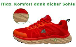 Maximaler Komfort durch extra dicke Sohle