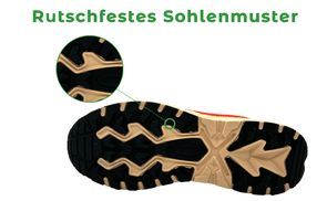 Rutschfestes & strapazierfähiges Sohlenmuster