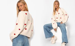 Romantischer Strick Cardigan