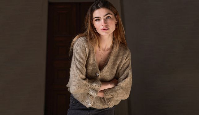 Kuscheliger Cardigan mit femininen 3/4 Ärmeln