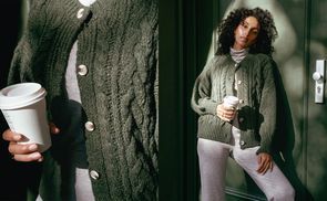Hochwertige Strickjacke für Damen
