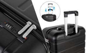 Trolley Handgepäck mit leicht ausziehbarem Griff für mehr Ko