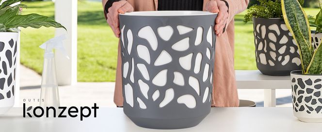 Eleganter Blumentopf – passt in jedes Interieur!