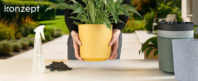 Stylvolle Pflanzgefäße in Textil Optik!