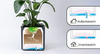 Integrierter Einsatz mit Drainagelöchern