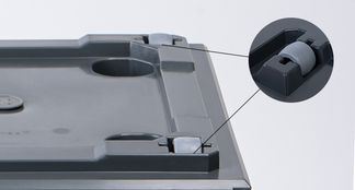 Integrierte Rollen im Boden