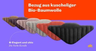 100 % Bio Baumwolle hautfreundlich und kuschelig weich