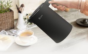 YENTEN Kabelloser Wasserkocher 1,2L Edelstahl - 1000W BPA-frei