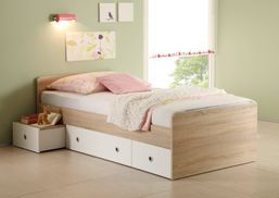 Funktionales Jugendbett mit Extras