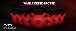 2 kg bis 32 kg für alle Leistungsstufen