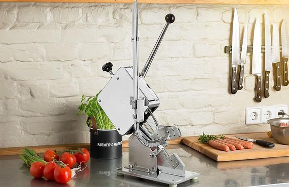 Vertes Wurstclipper FD1-U50 Mit 950 Edelstahl-Clips – Tischmontage, Profi-Gerät Für Gastro & Fleischerei – Inklusive Clips