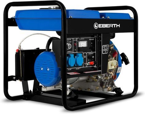 Always mobile, always powered, with the EBERTH 2000 Watt diesel generator you can generate your own power