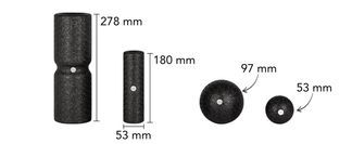 Das 4 teilige Faszien Rollmassage Set