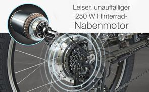 Powerful and quiet electric drive