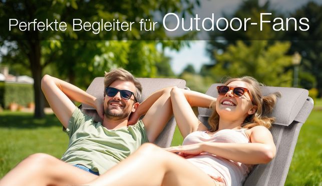 Gartenstuhl mit Beinauflage für entspannte Sommertage