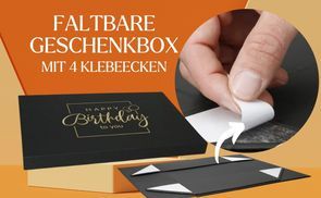 Faltbare Geschenkbox