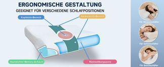 HOCHWERTIGES MEMORY FOAM KISSEN