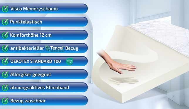 Tokio Visco Topper – Das perfekte Upgrade für Ihr Bett