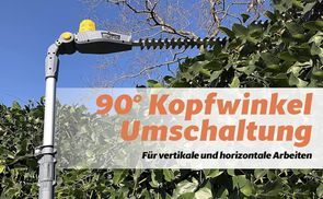 Schwenkbarer Schneidkopf