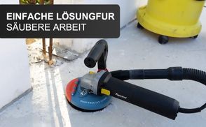 Starke Absaugung für sauberes, gesundes Arbeiten