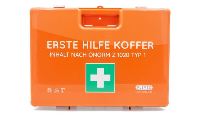 Ein Verbandskasten für Betriebe, Büro & Haushalt
