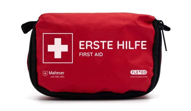 FLEXEO Erste-Hilfe-Set Mini, (1 St), kleines Notfallset für jede Tasche, 29- teilig