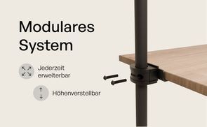 Erweiterbares Kleiderschrank System