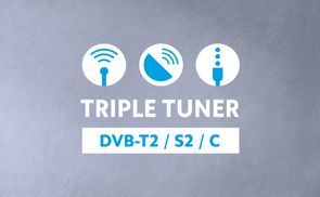 All in One Integrierter Triple Tuner 